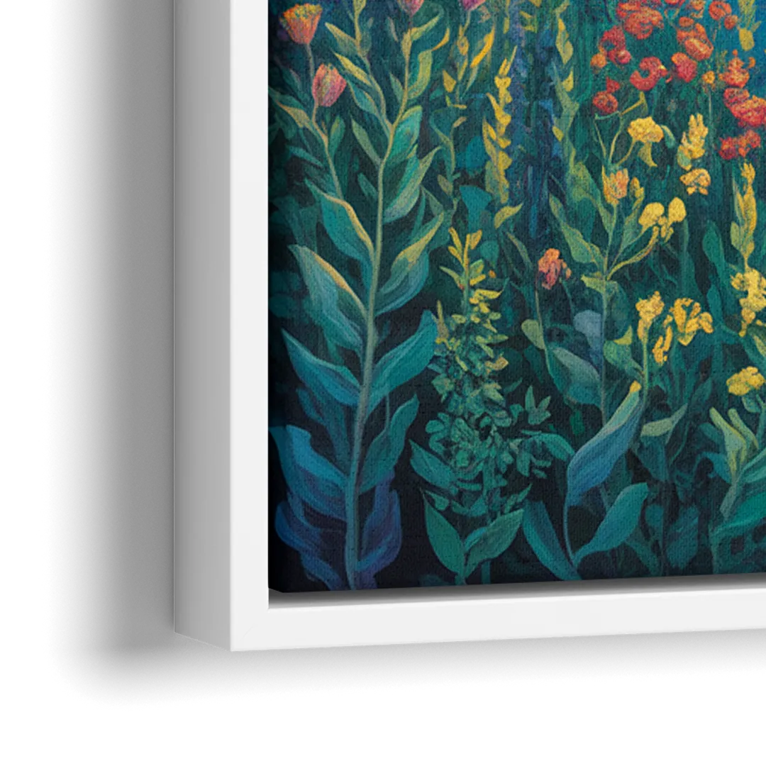 Niagara Botanical Gardens - Close-Up White Frame Canvas