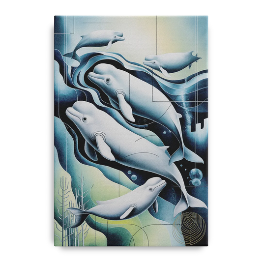 Beluga Waters - Canvas Wall Art