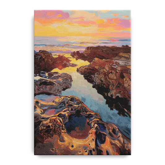 La Jolla Tidepools - Canvas Wall Art