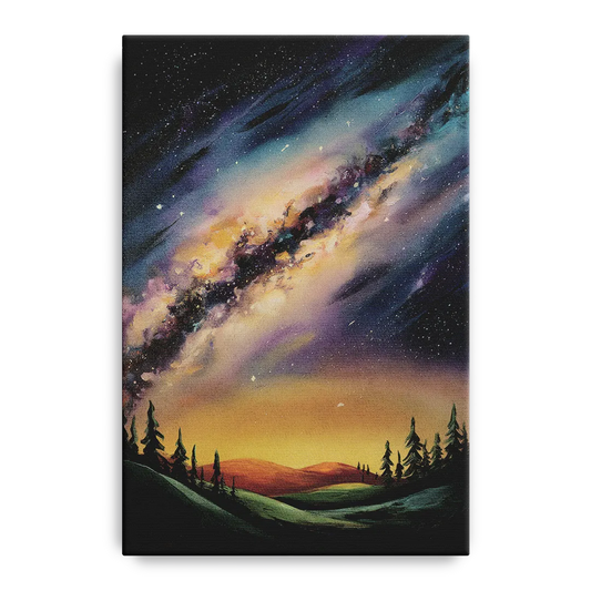 Huntsville Night Sky Astronomy - Canvas Wall Art