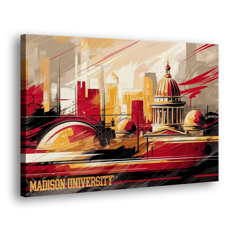 Madison University Spirit - Canvas Print Art Sides