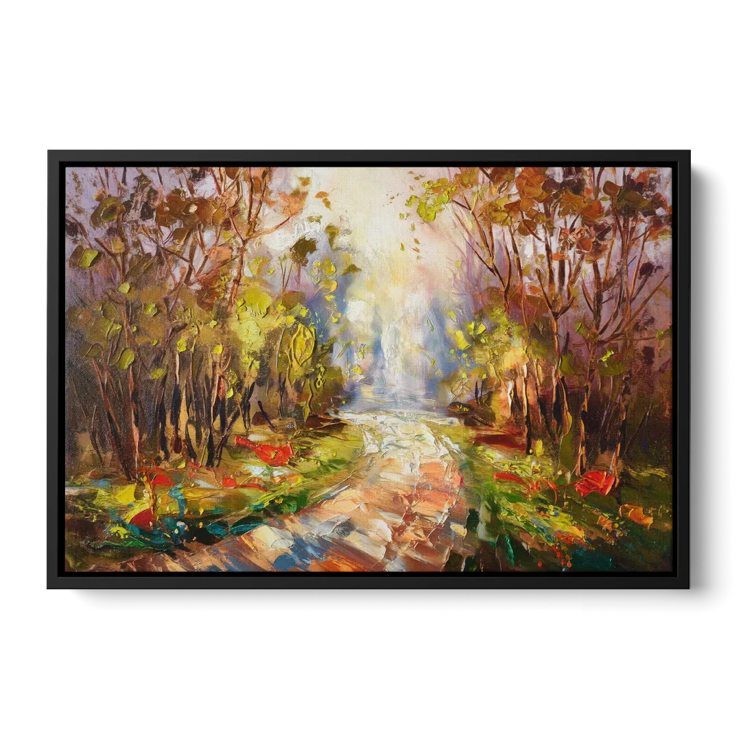 Fayetteville Nature Escape - Black Frame Canvas