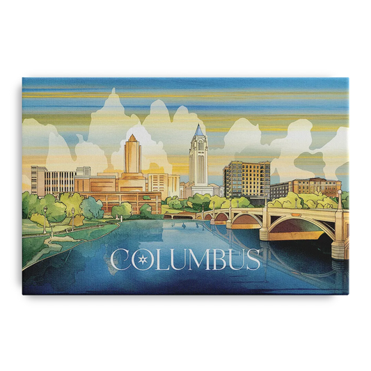Columbus Urban Charm - Canvas Wall Art
