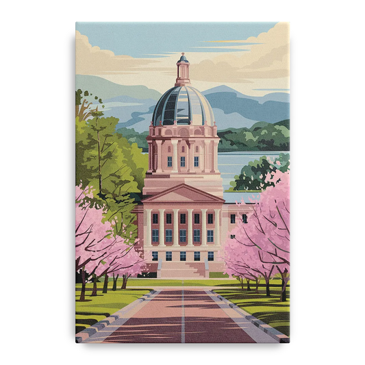 Raleigh State Capitol - Canvas Wall Art