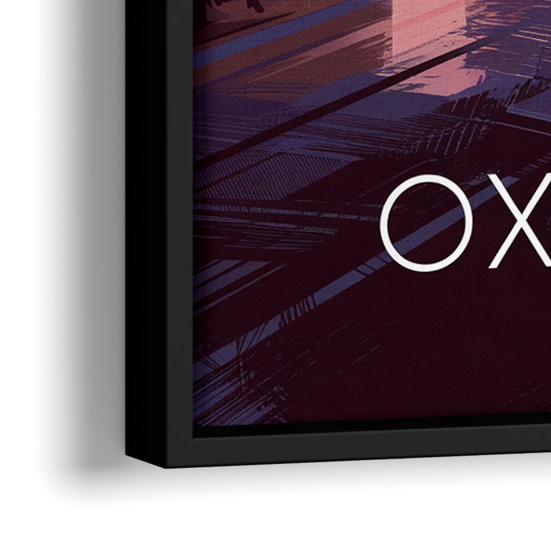 Oxford Timeless Elegance - Close-Up Black Frame Canvas