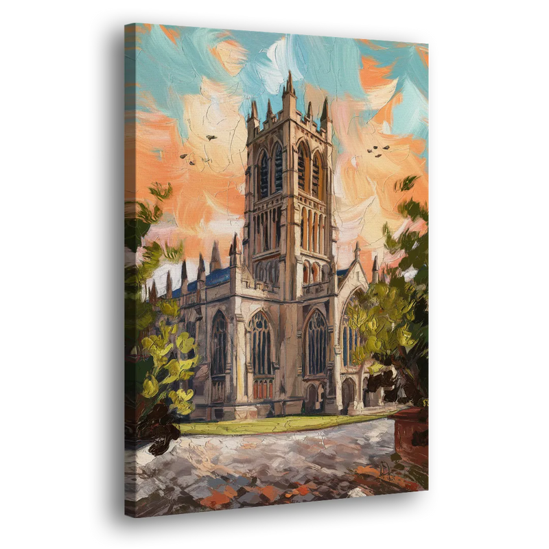 Durham Historic Architecture - Canvas Print Art Sides