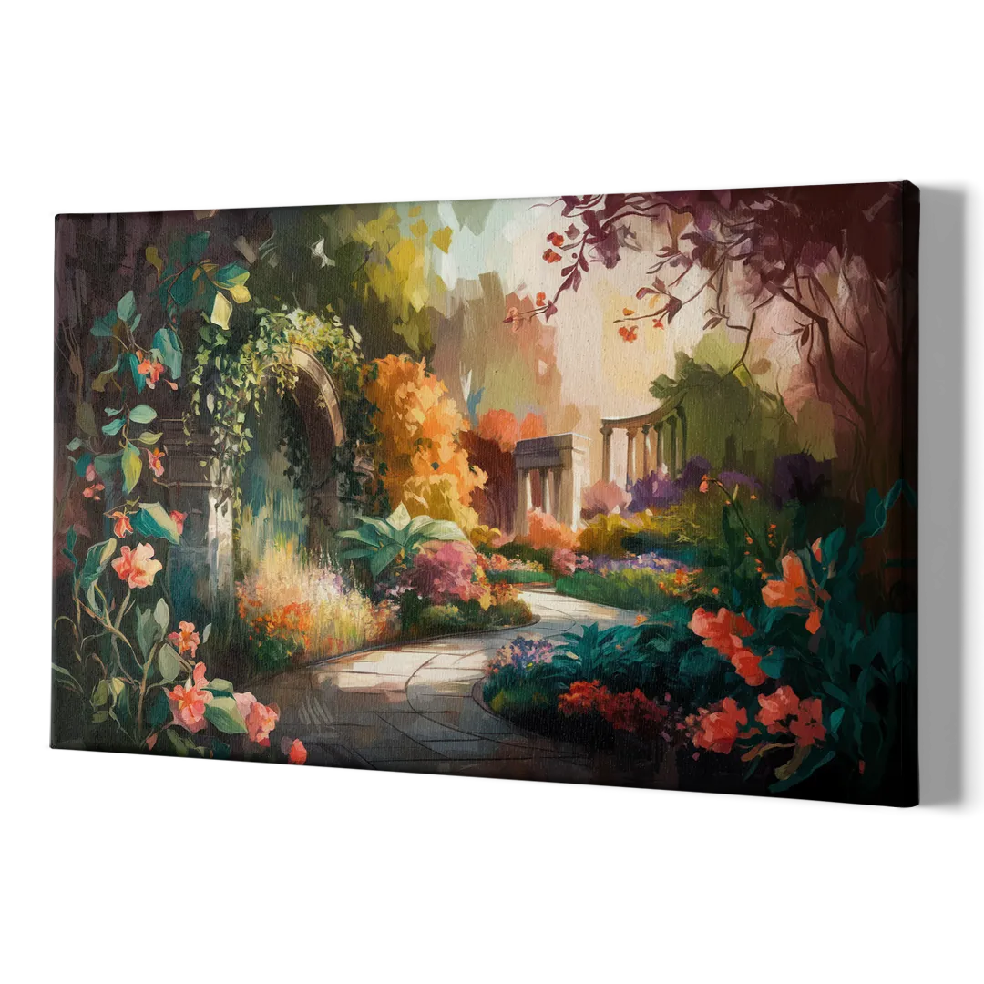 Oxford Botanical Gardens - Canvas Print Art Sides