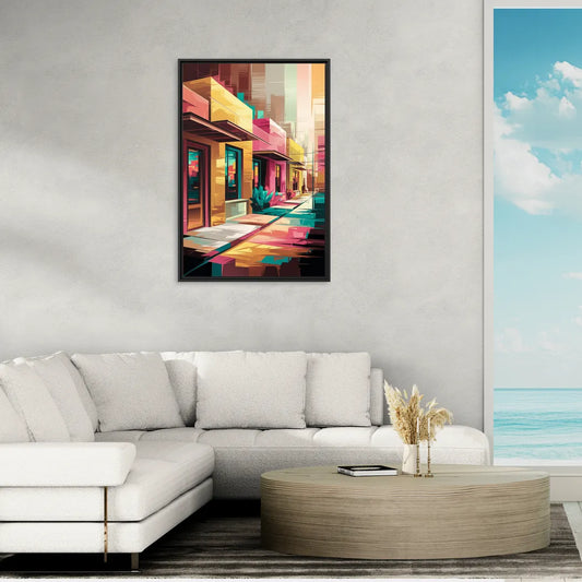 Mesa Urban Vibes - Living Room Black Frame Canvas
