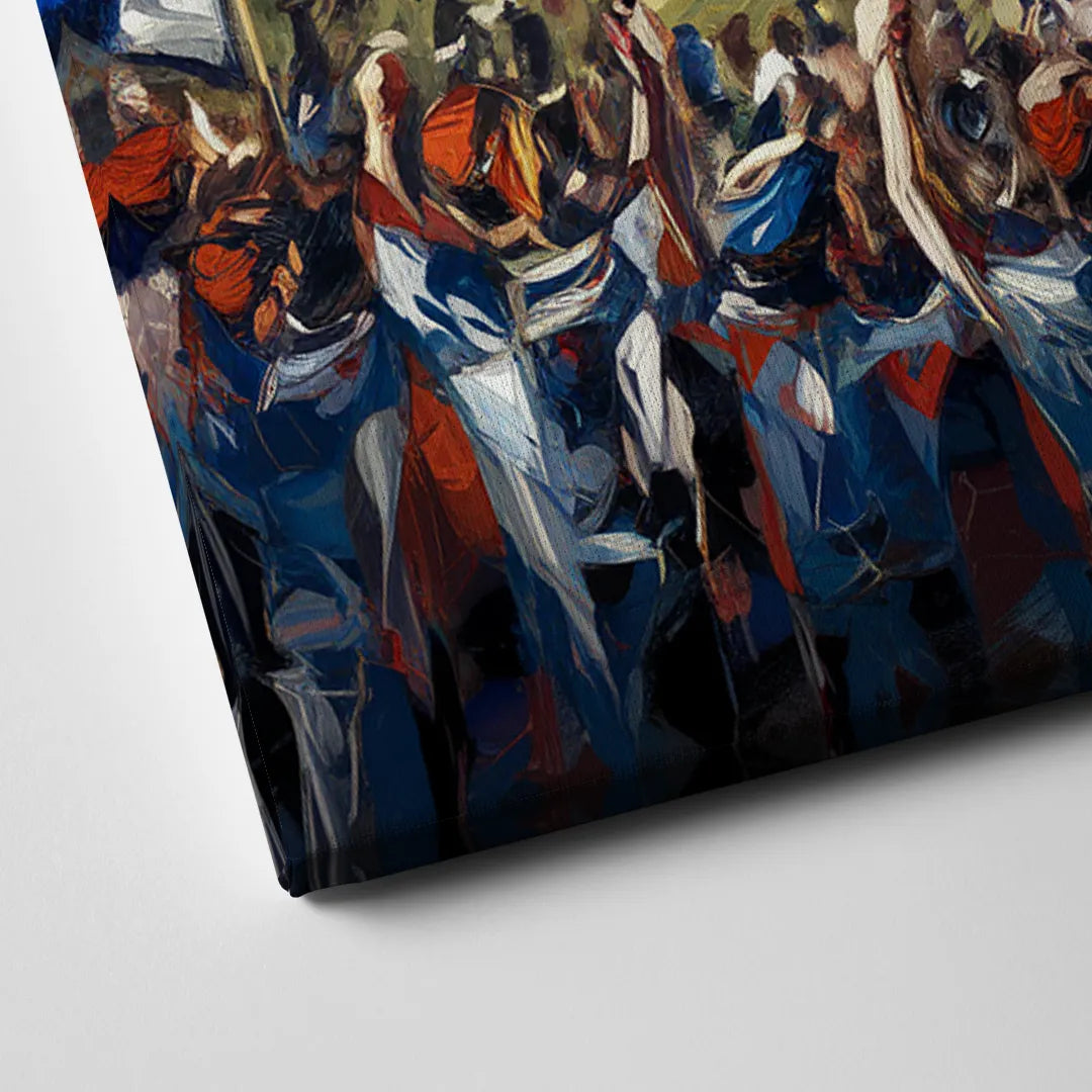 Kansas City Sporting KC Tribute Canvas Close Up