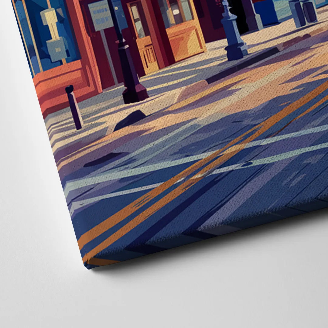Park City Scenic Downtown Canvas Close Up