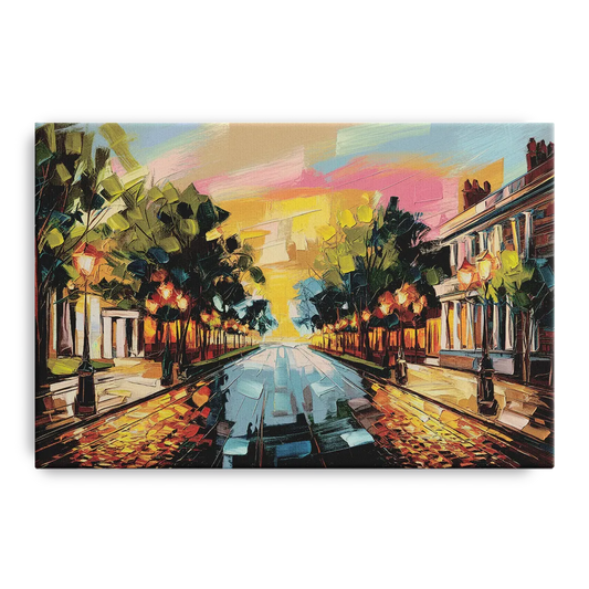 Richmond Monument Avenue - Canvas Wall Art