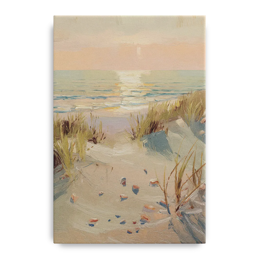 Norfolk Oceanfront Serenity - Canvas Wall Art