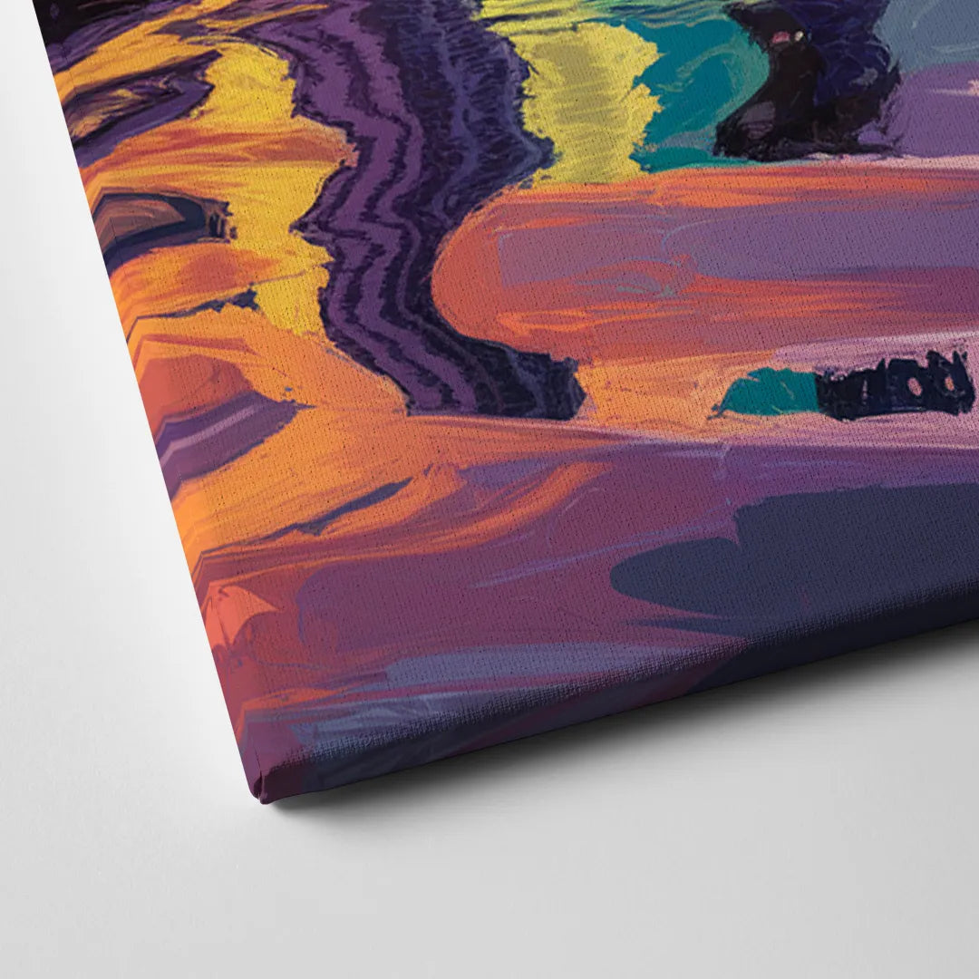 Orlando Vibrant Street Art Canvas Close Up