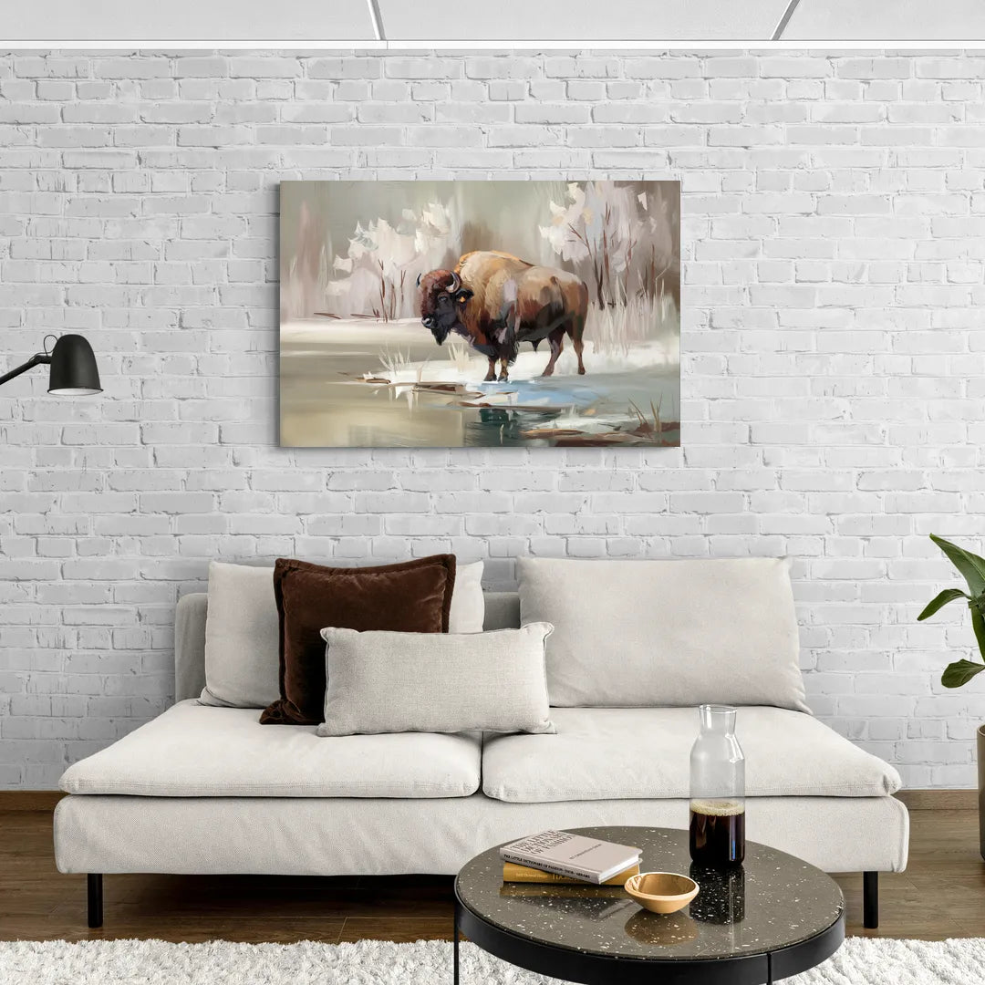 Buffalo Waterfront Serenity - Canvas Wall Art Living Room