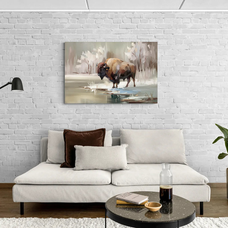 Buffalo Waterfront Serenity - Canvas Wall Art Living Room