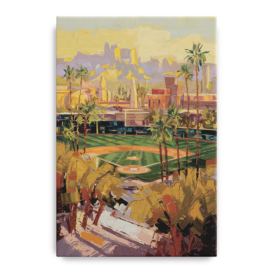 Scottsdale Spring Training Scene - Canvas Wall Art