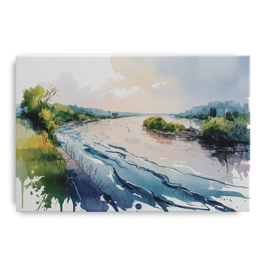 Saint Lawrence River View - Canvas Wall Art