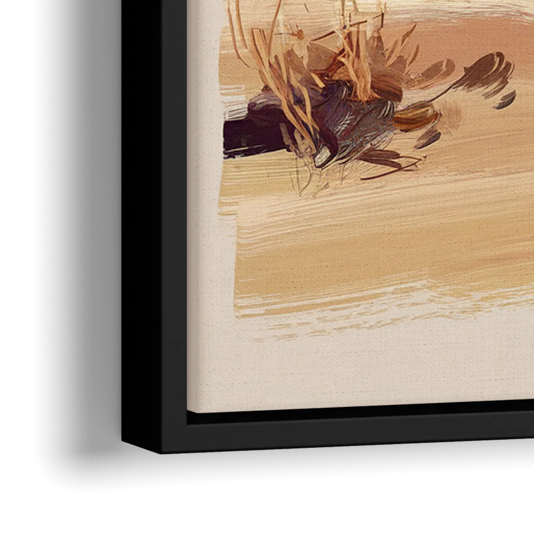 Marfa Scenic Beauty - Close-Up Black Frame Canvas