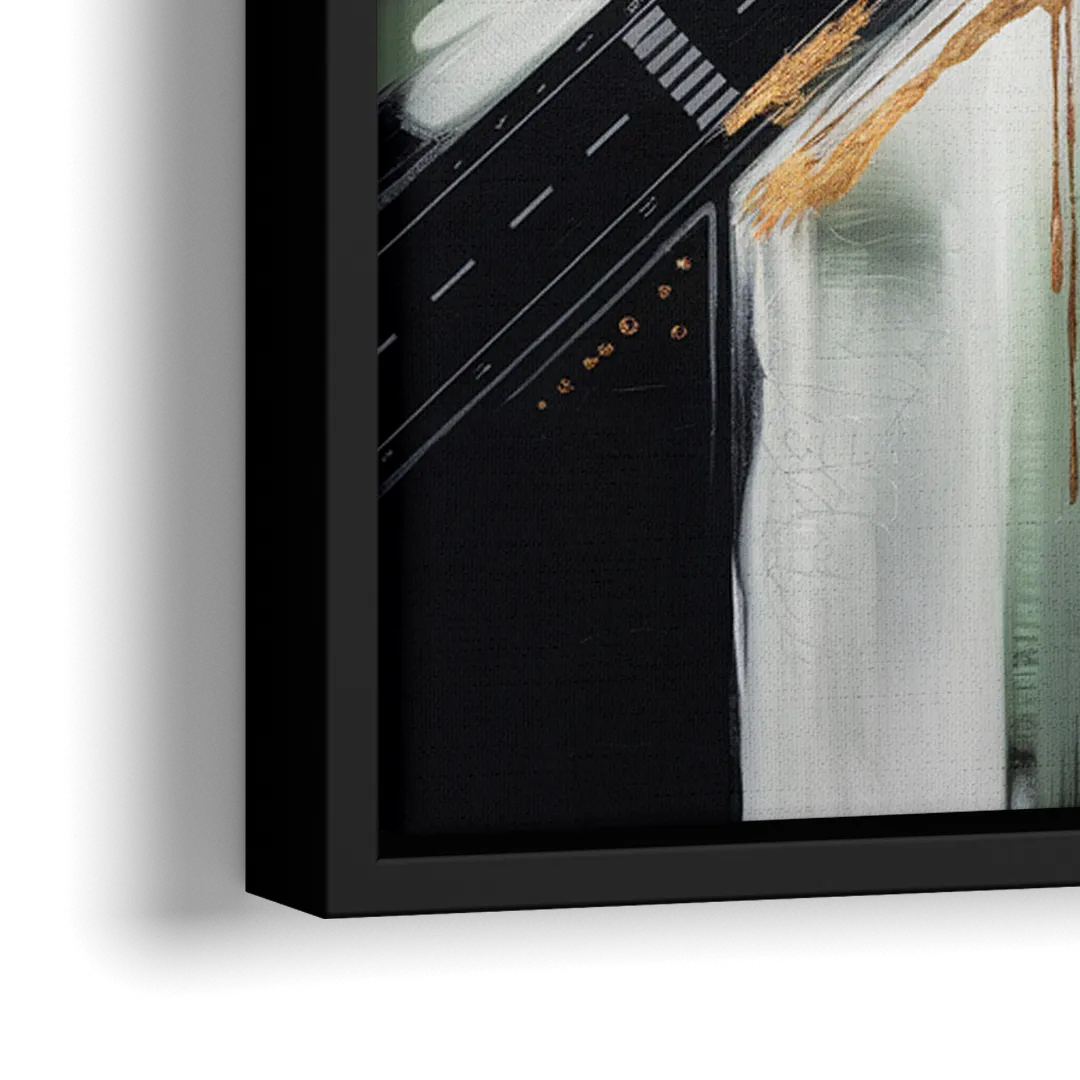 Irving Urban Streets - Close-Up Black Frame Canvas