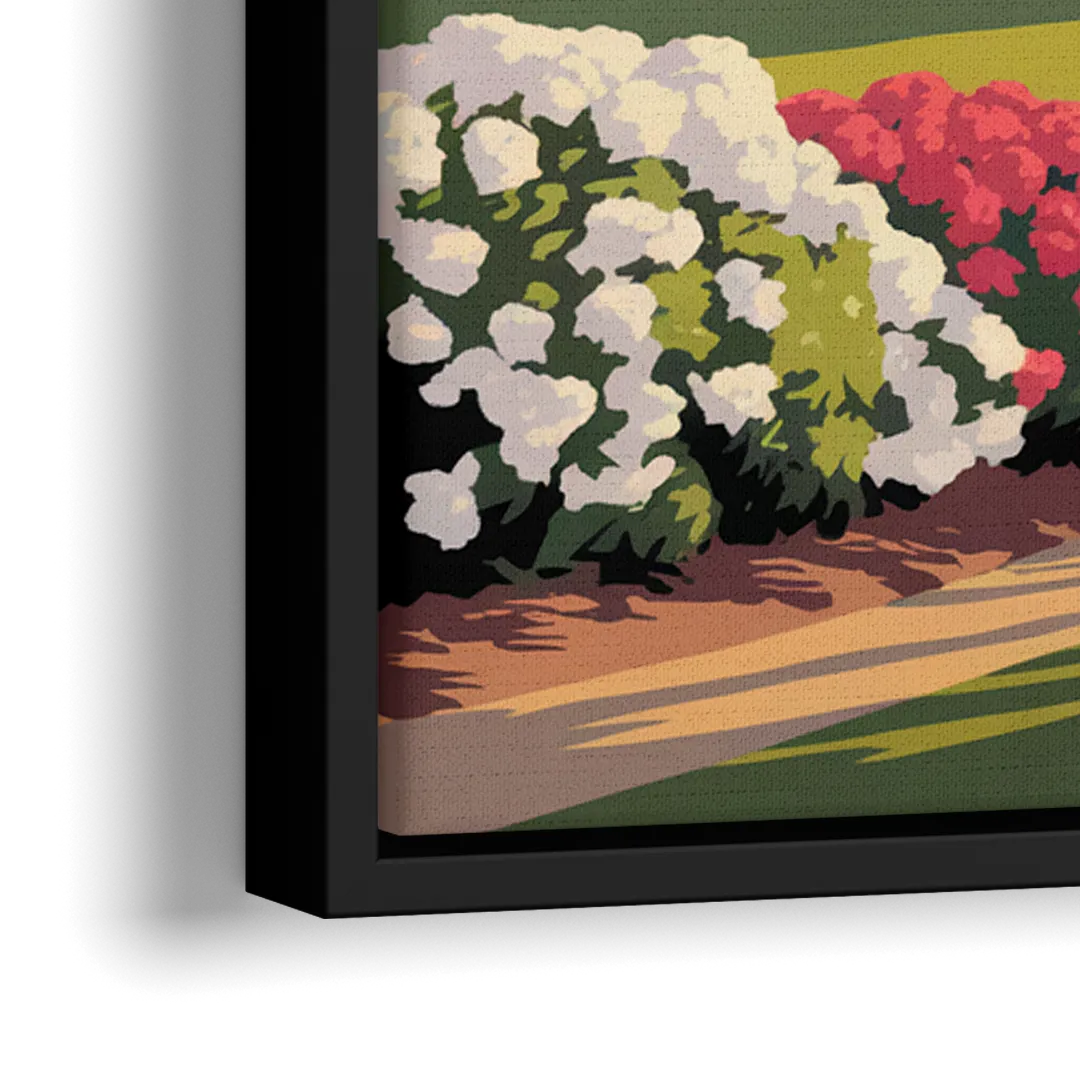 Augusta Golf Heritage Tribute - Close-Up Black Frame Canvas