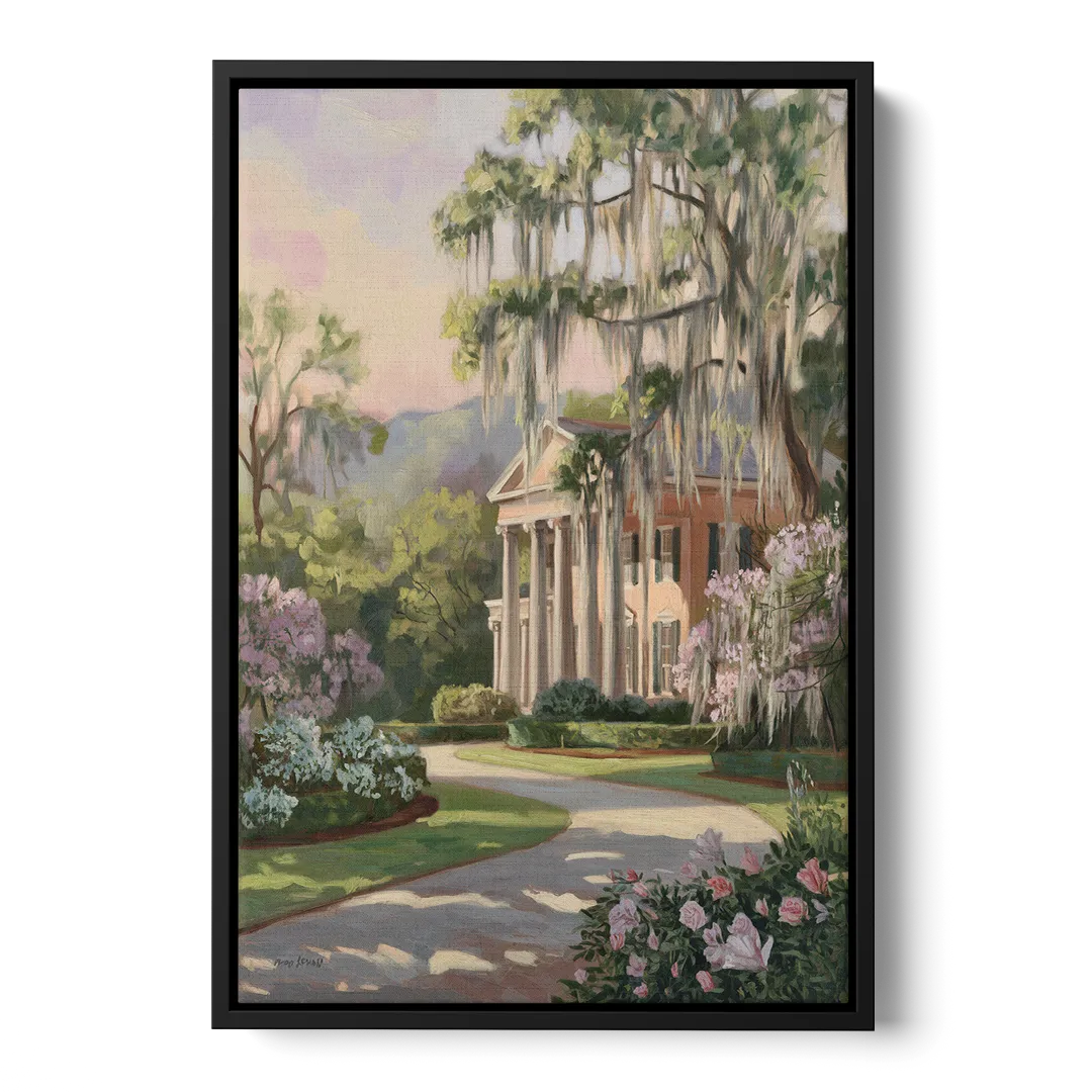 Augusta Timeless Southern Beauty - Black Frame Canvas