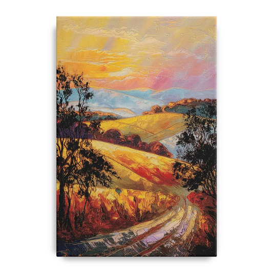 Lancaster Sunset Views - Canvas Wall Art