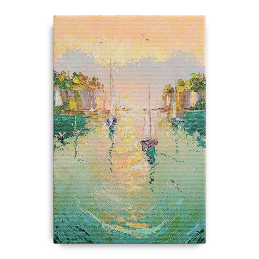 Dunedin Harbor View - Canvas Wall Art