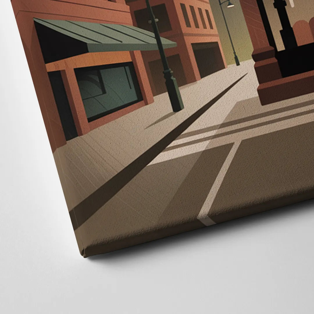 Gastown Steam Clock Canvas Close Up