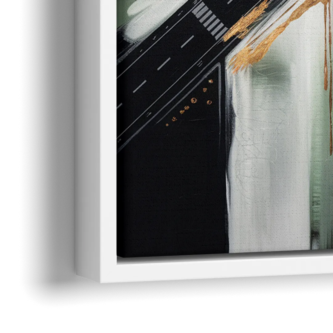 Irving Urban Streets - Close-Up White Frame Canvas