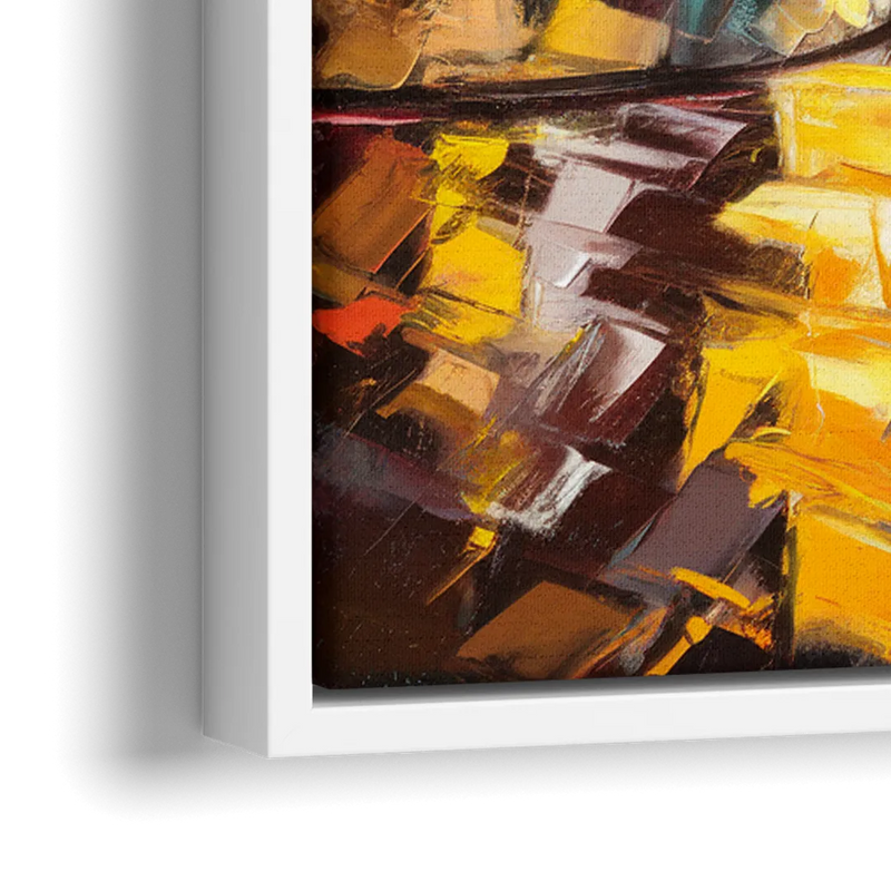 Burlington Urban Street Scenes - Close-Up White Frame Canvas