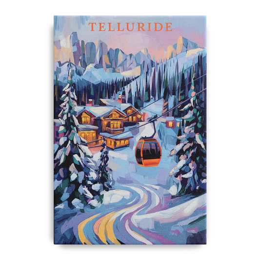 Telluride Winter Wonderland - Canvas Wall Art