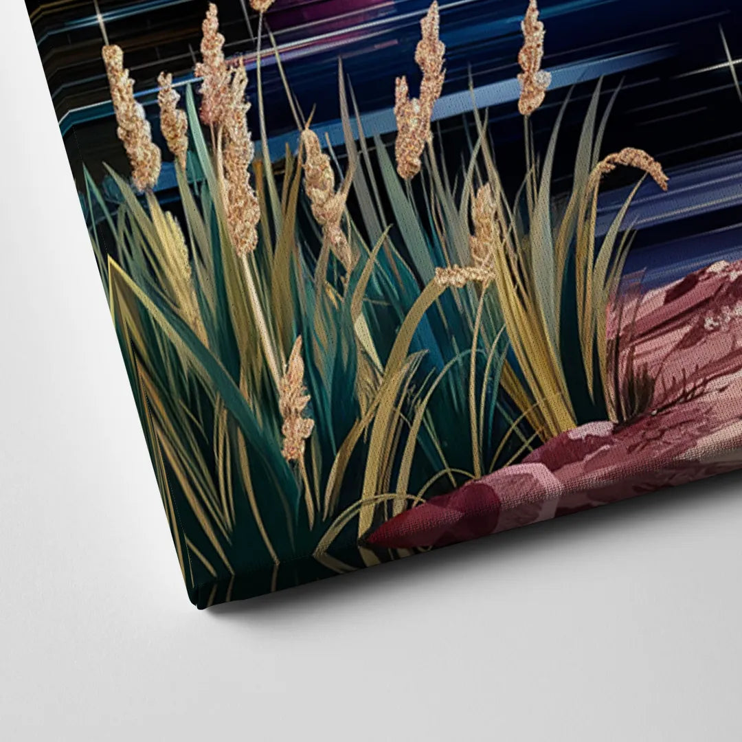 Lubbock Starry Night Sky Canvas Close Up