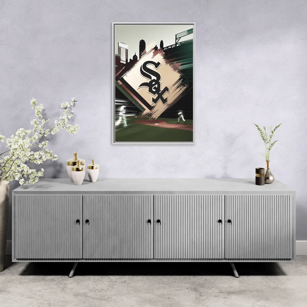 Chicago White Sox Legacy - Living Room White Frame Canvas