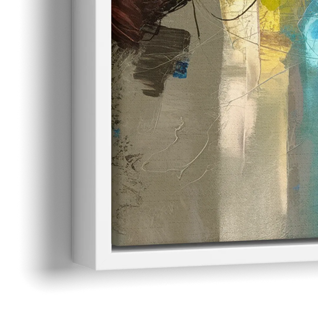 Birmingham Alabama Magic City - Close-Up White Frame Canvas