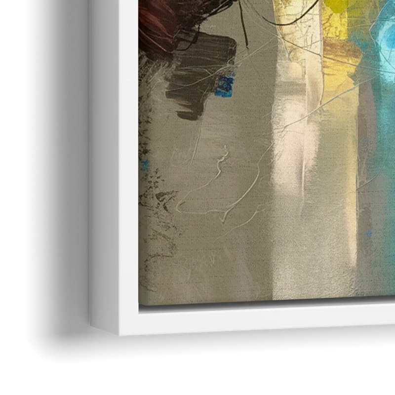 Birmingham Alabama Magic City - Close-Up White Frame Canvas