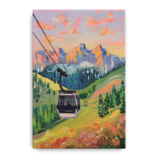 Telluride Scenic Gondola Ride - Canvas Wall Art