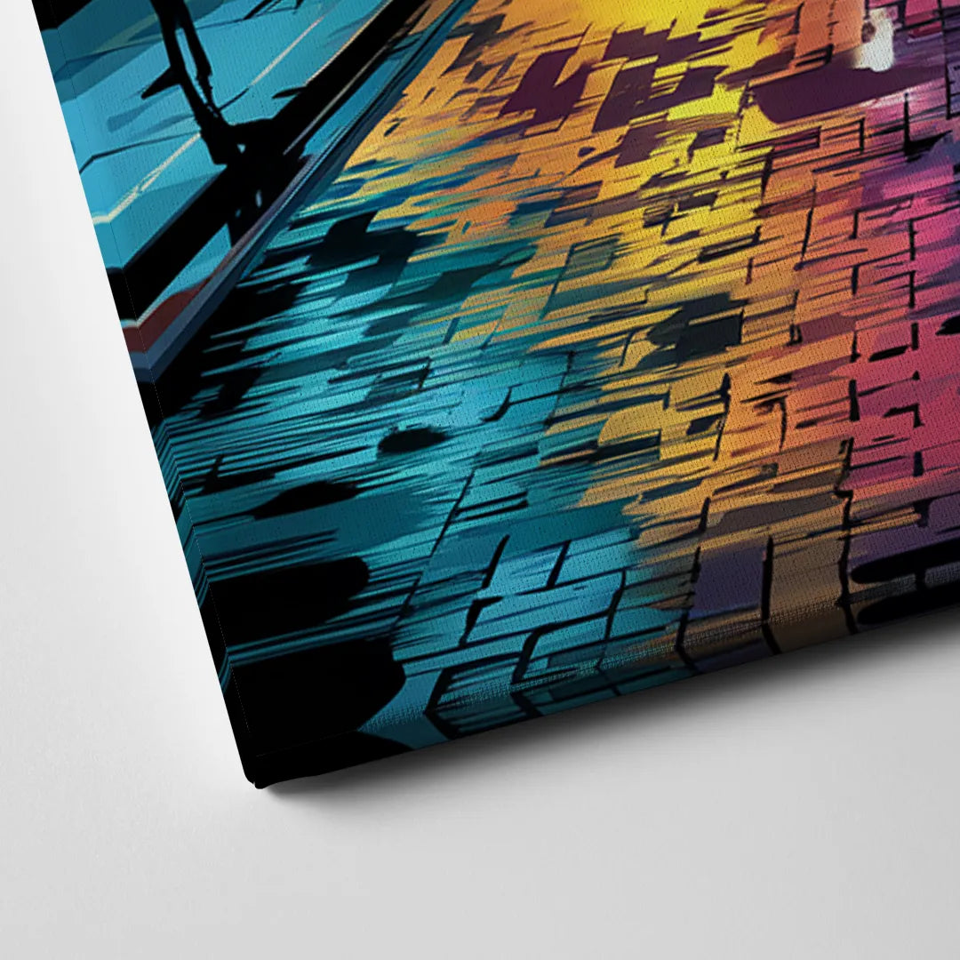 Memphis Historic Beale Street Canvas Close Up