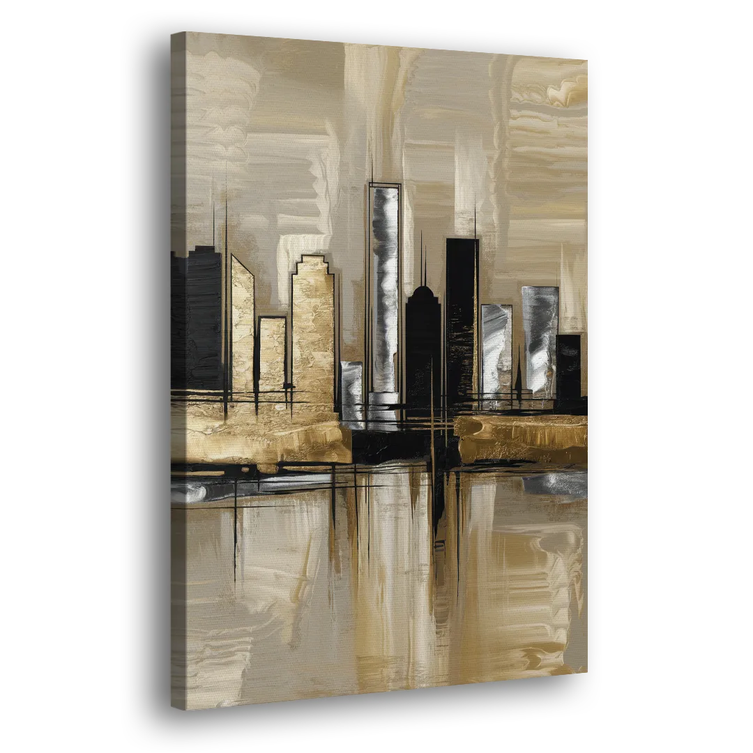 Houston Contemporary Design - Canvas Print Art Sides