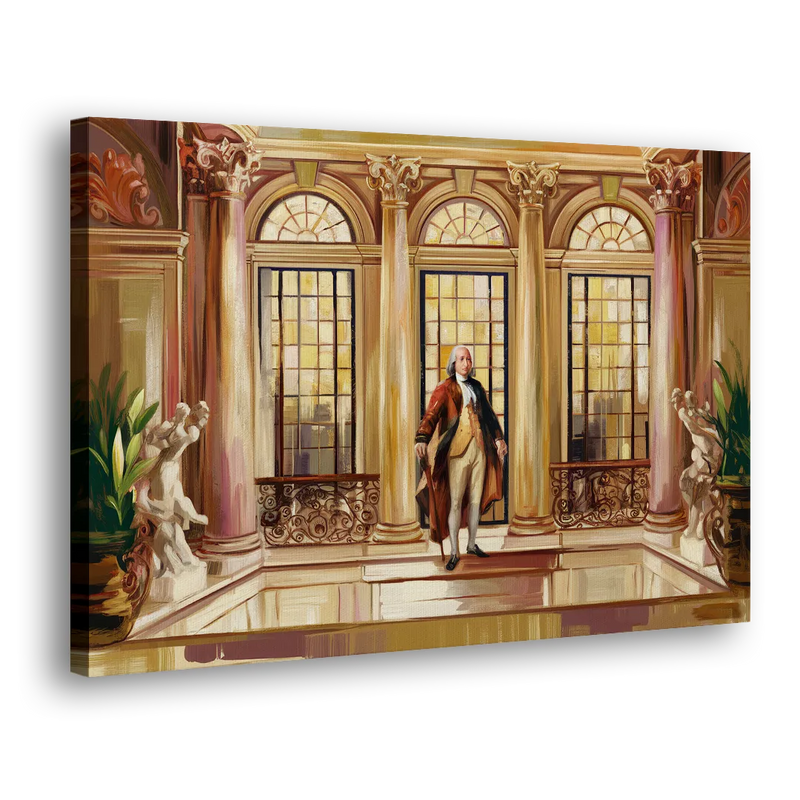 Franklin Architectural Beauty - Canvas Print Art Sides