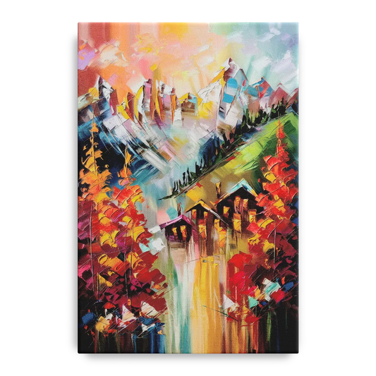 Breckenridge Alpine Landscape - Canvas Wall Art