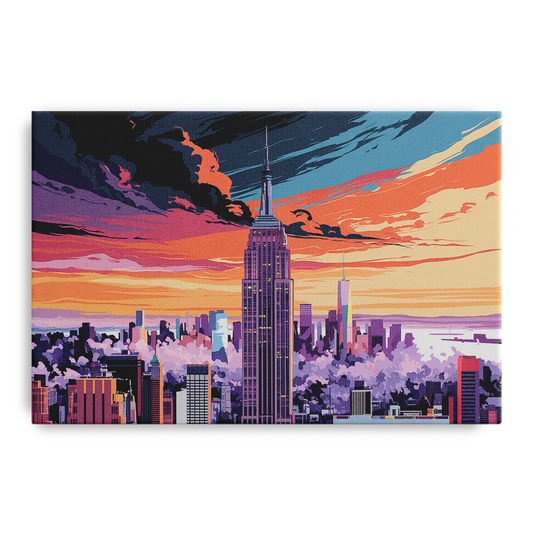 New York City Empire State Building - Canvas Wall Art
