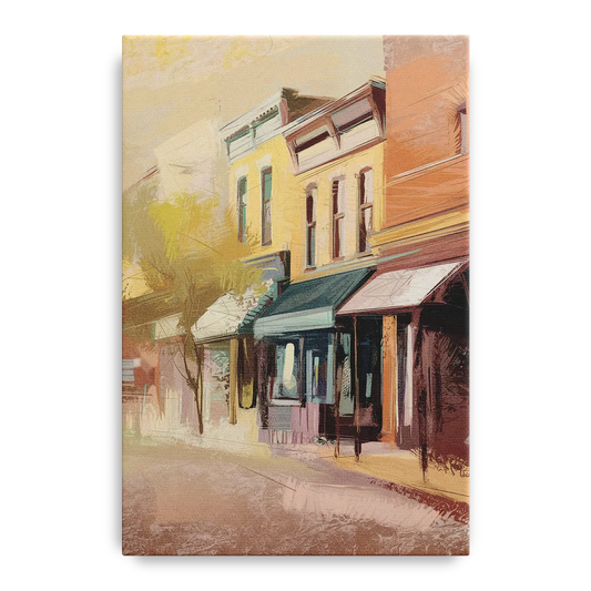 Marietta Historic Downtown - Canvas Wall Art