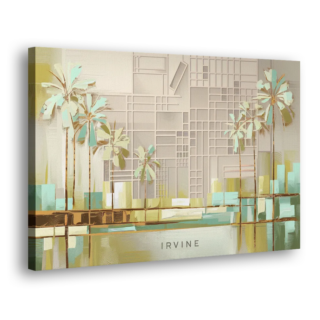 Irvine Urban Landscape - Canvas Print Art Sides