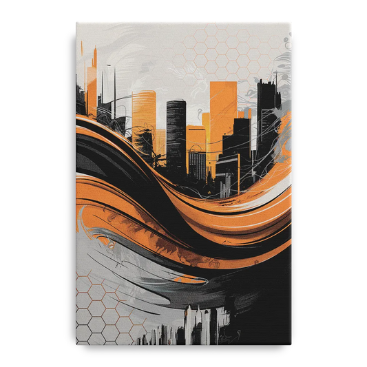 Houston Dynamo Colors - Canvas Wall Art