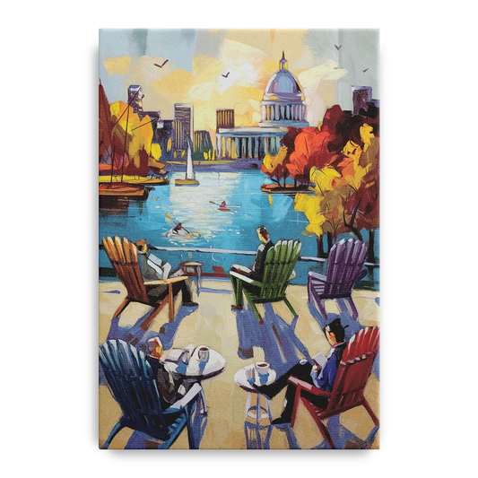 Madison Union Terrace Vibes - Canvas Wall Art