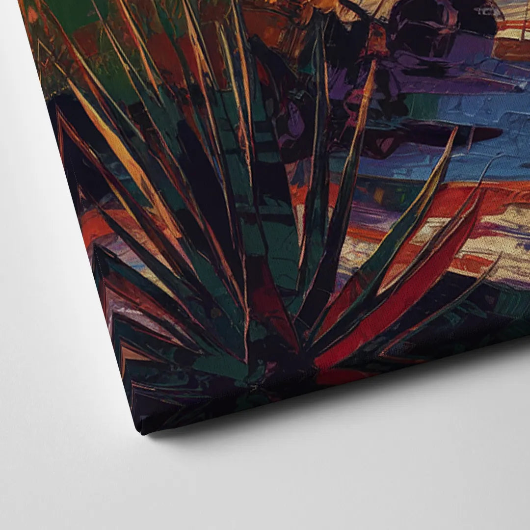 Phoenix Downtown Cityscape Canvas Close Up