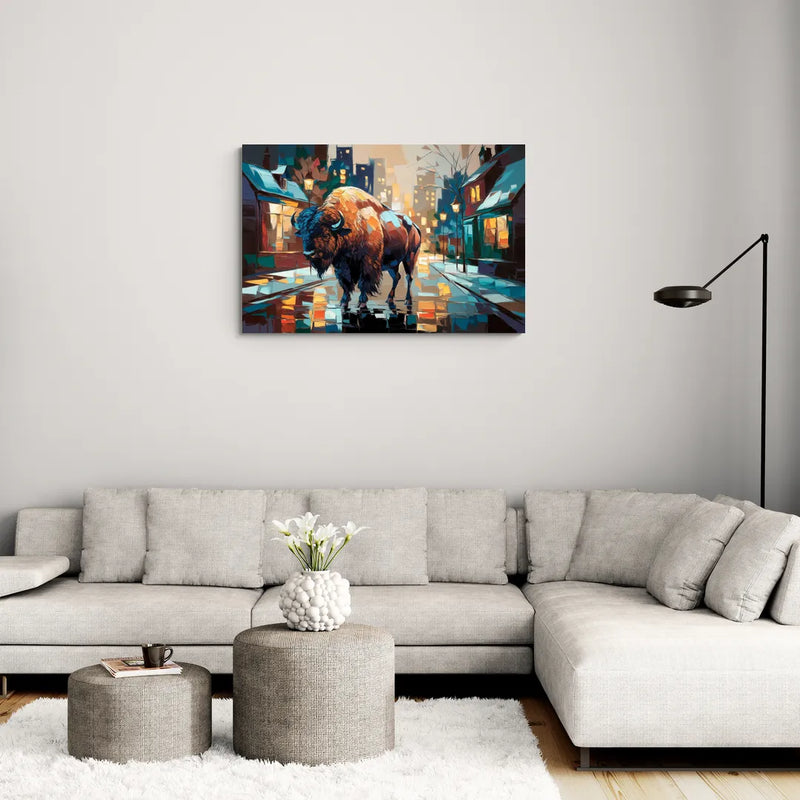 Buffalo Elmwood Village Vibes - Canvas Wall Art Living Room