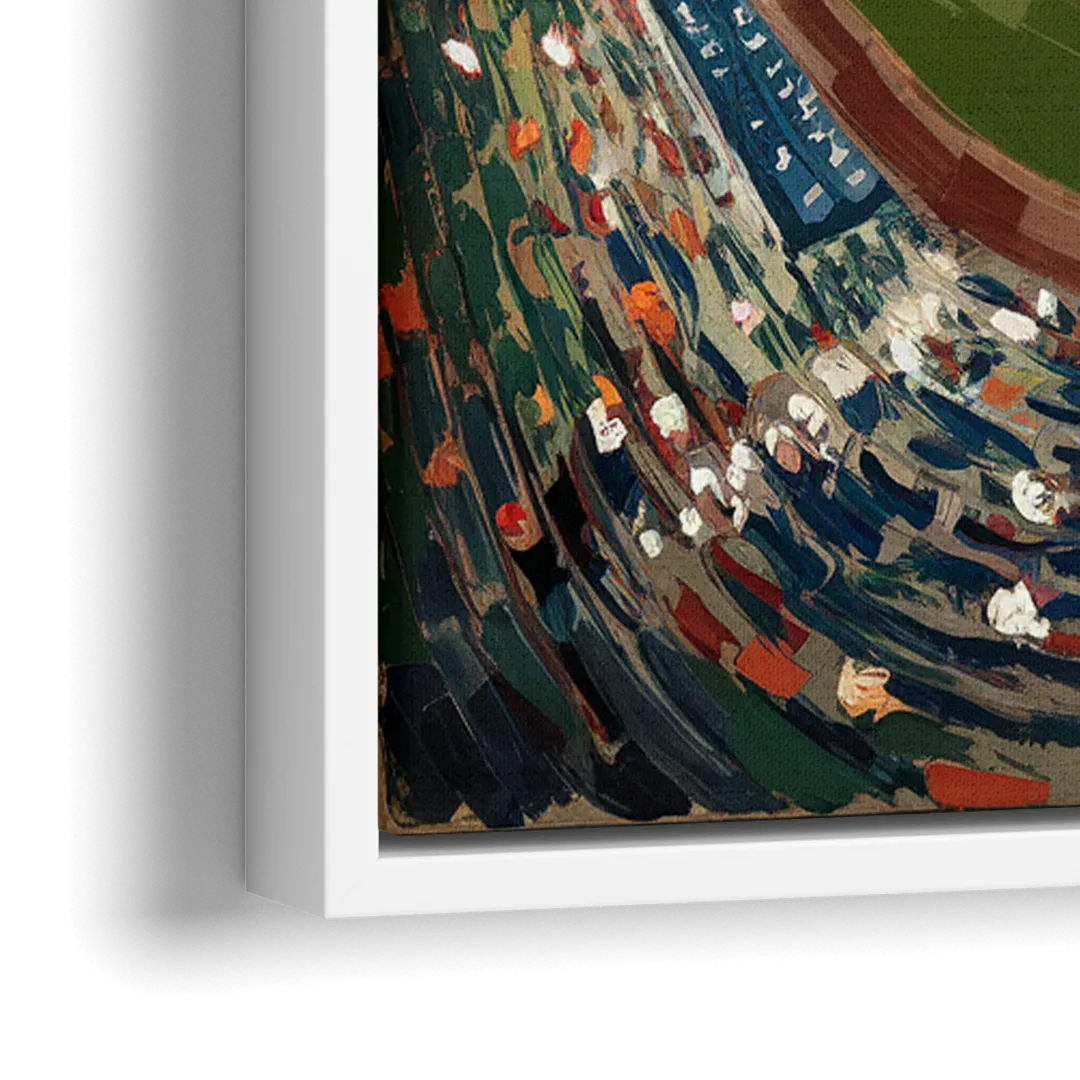 Camden Yards Orioles Tribute - Close-Up White Frame Canvas