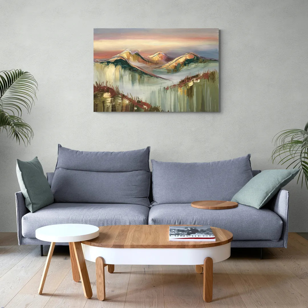 Ashland Mountain View - Canvas Wall Art Living Room