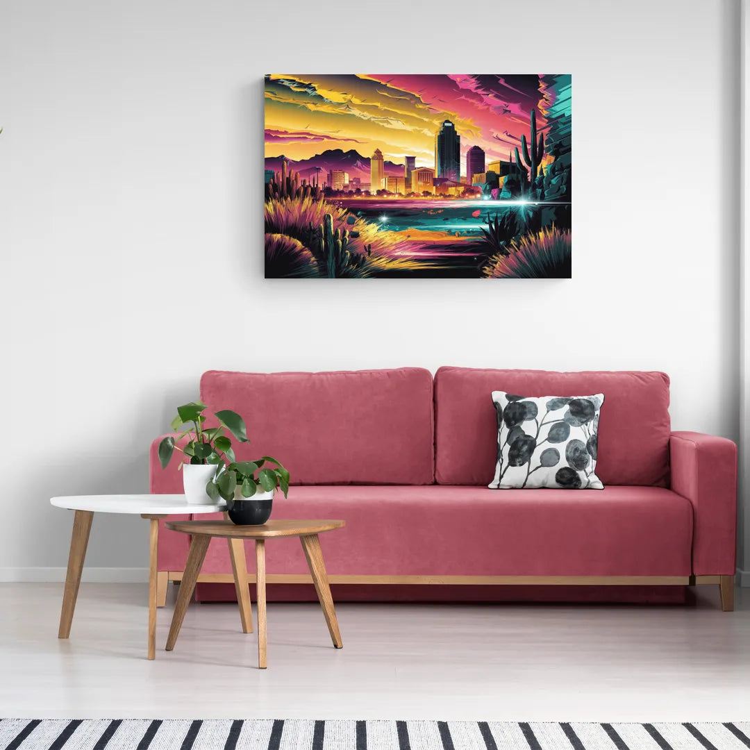 El Paso Scenic Landscape - Canvas Wall Art Living Room
